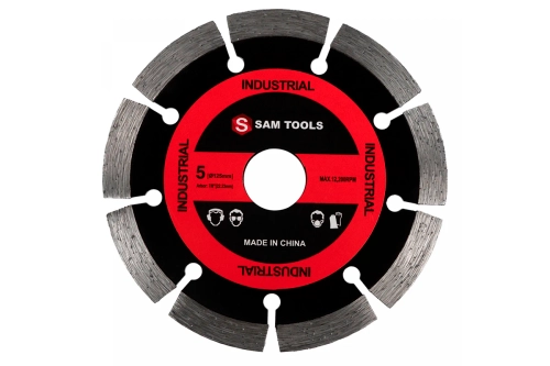 Диск алмазный отрезной Samtools сегментный по бетону 125 мм