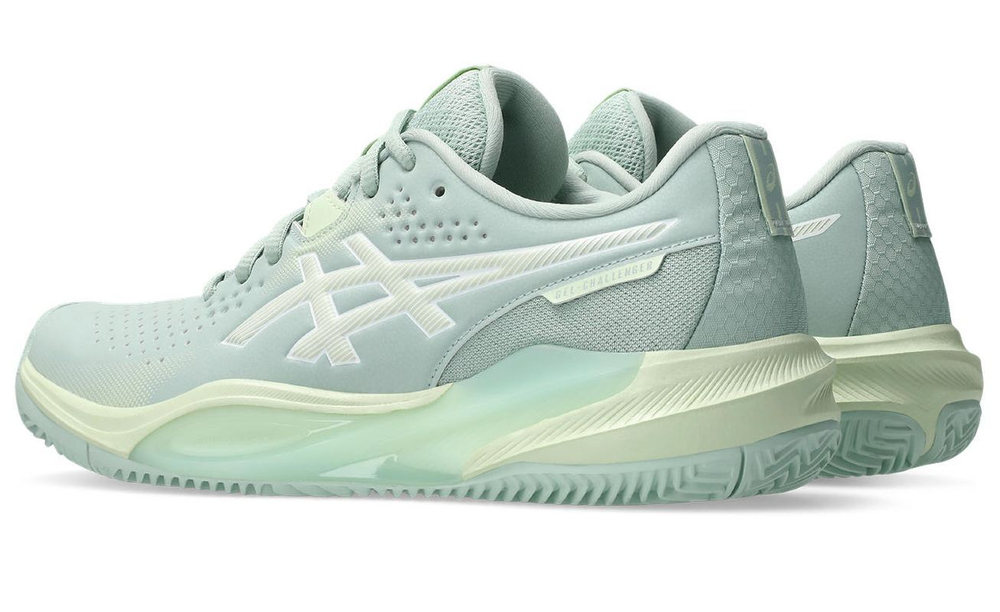 Теннисные кроссовки Asics Gel-Challenger 15 Clay - lichen rock/whisper green