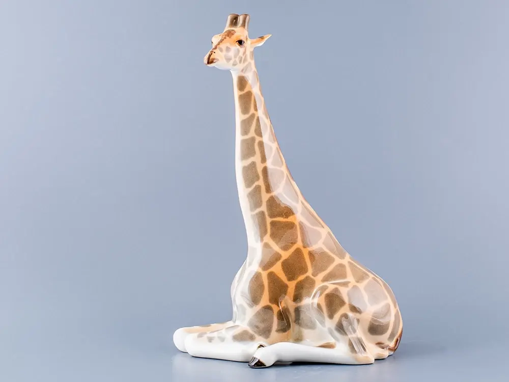 Скульптура Жираф с поднятой головой арт. 82.00986.00.1