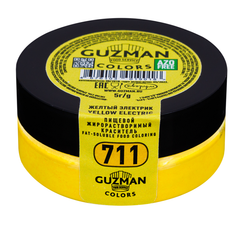 Краситель сухой жирорастворимый Жёлтый электрик (711), GUZMAN, 5 г
