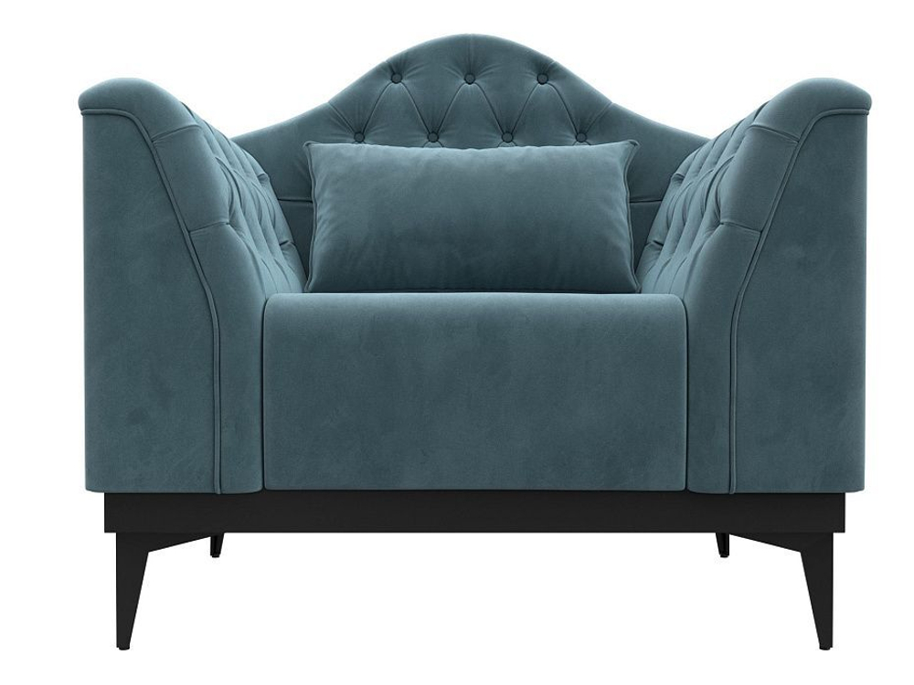Кресло Флорида, Бирюзовый, Велюр, 112279