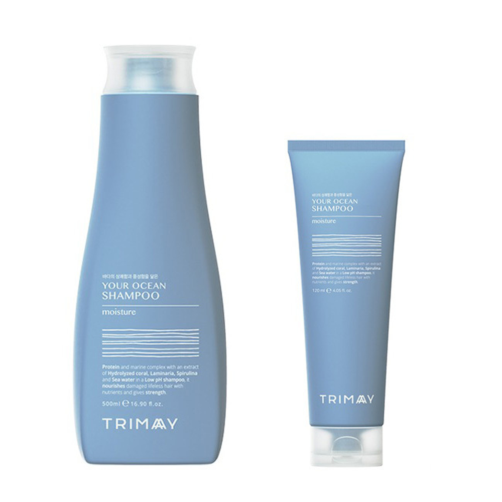 Шампунь безсульфатный протеиновый с морским комплексом Trimay Your Ocean Shampoo Moisture 500 мл