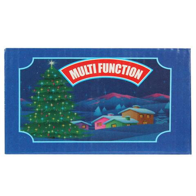 Электрогирлянда м/лампы цвет, 180 ламп, 8,2м, 8 р.миг., зелен.провод, кор