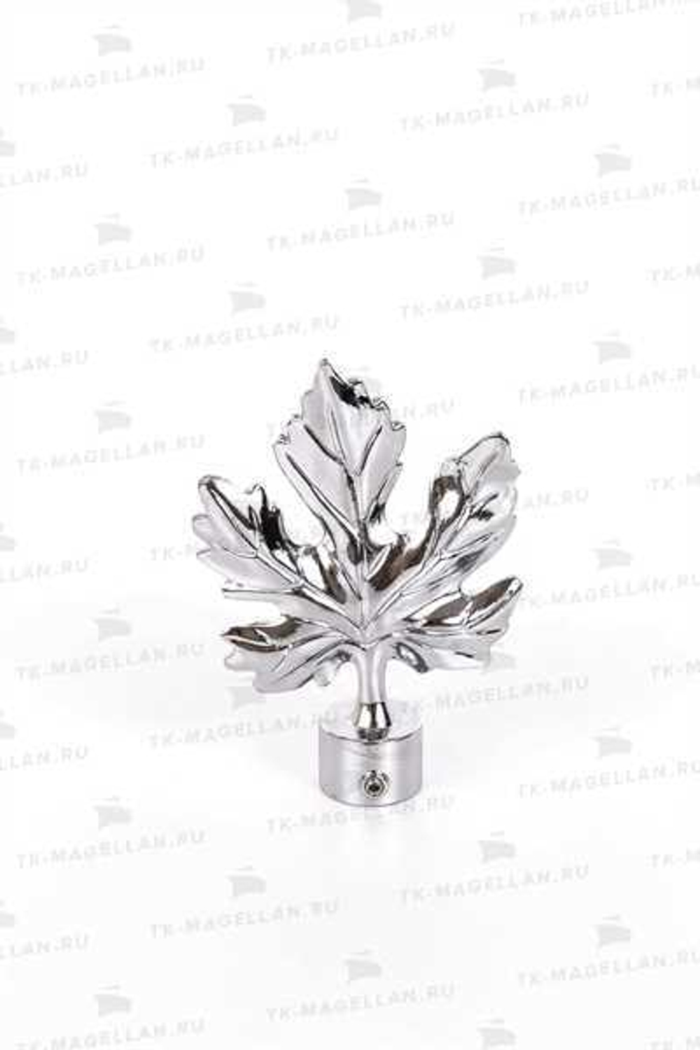 Наконечник АМ Виноградный лист 16мм, гл.серебро