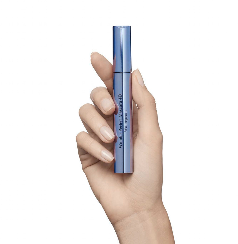 Clarins Wonder Perfect Mascara 4D Waterproof - Водостойкая тушь для подкручивания и разделения ресниц 01 - Perfect Black, 8 ml