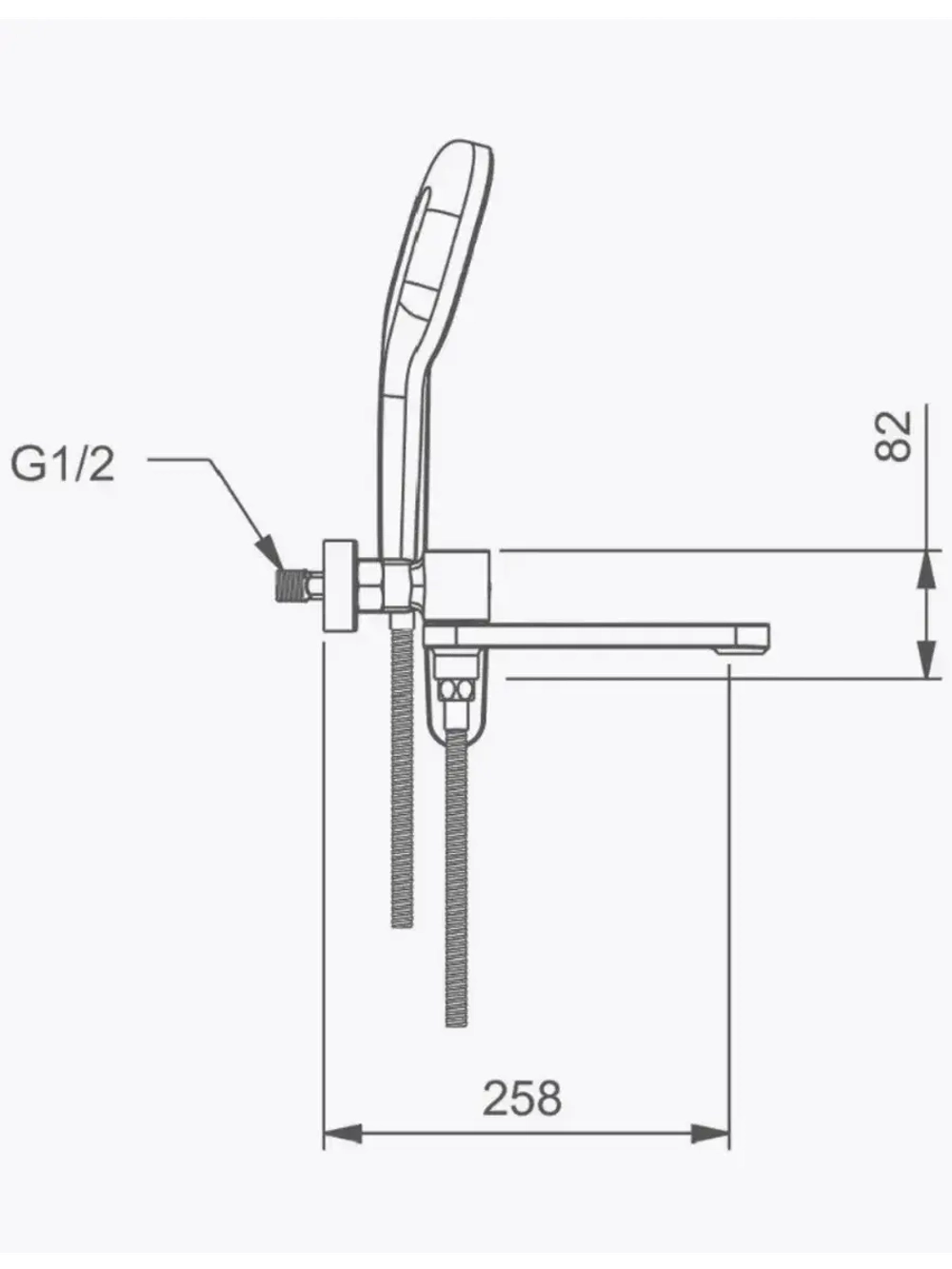 Смеситель для ванны Gappo G3210-3