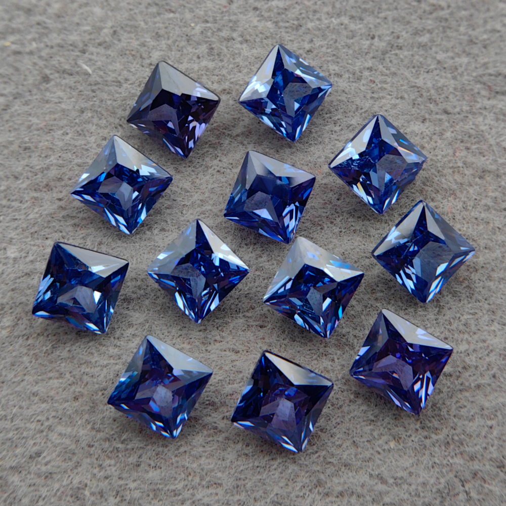 Фианит квадрат, Tanzanite