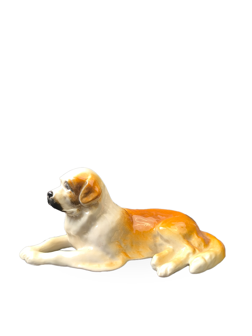 Фарфоровая статуэтка "Сенбернар" Сциталис