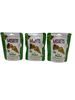 Вафельный рожок с дубайским шоколадом ( 3уп по 50гр)