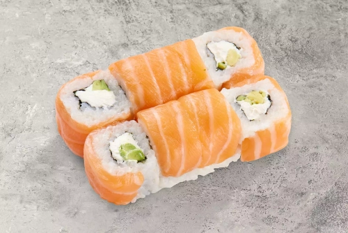 Филадельфия с авокадо/огурцом