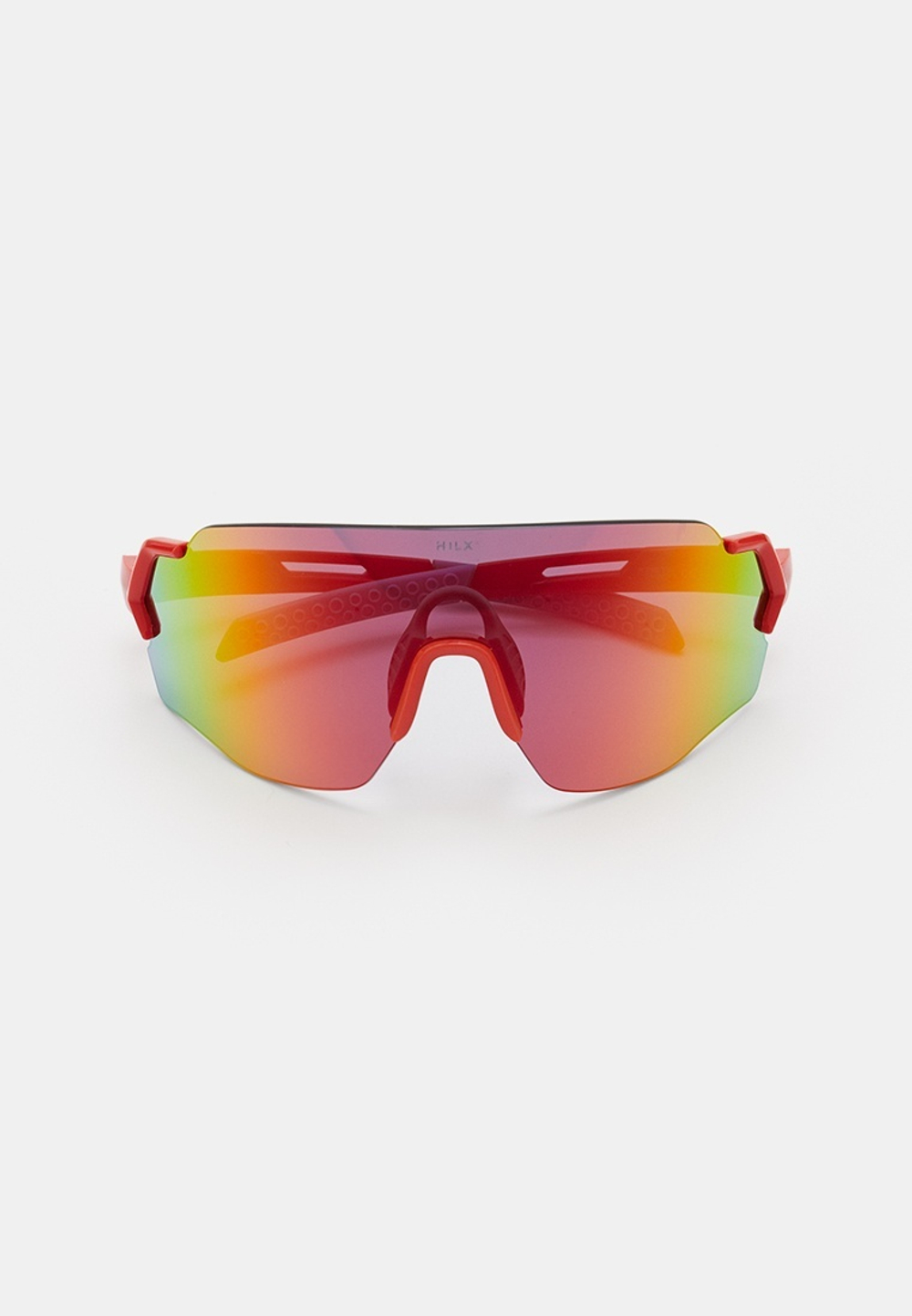 Спортивные очки HILX Savage (L) / Shiny Red Blue / Red Lens