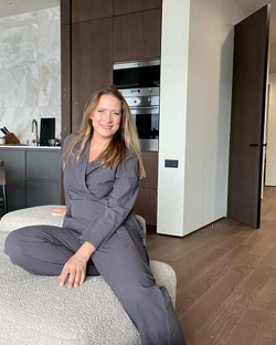 Домашний костюм из вареного хлопка Графит