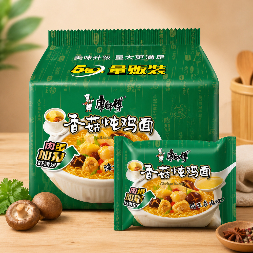 Лапша Kangshifu в пачке со вкусом курицы 95гр