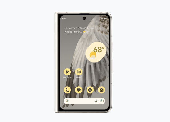 Смартфон Google Pixel Fold 12/512ГБ  Dual: nano SIM + eSIM, бежевый