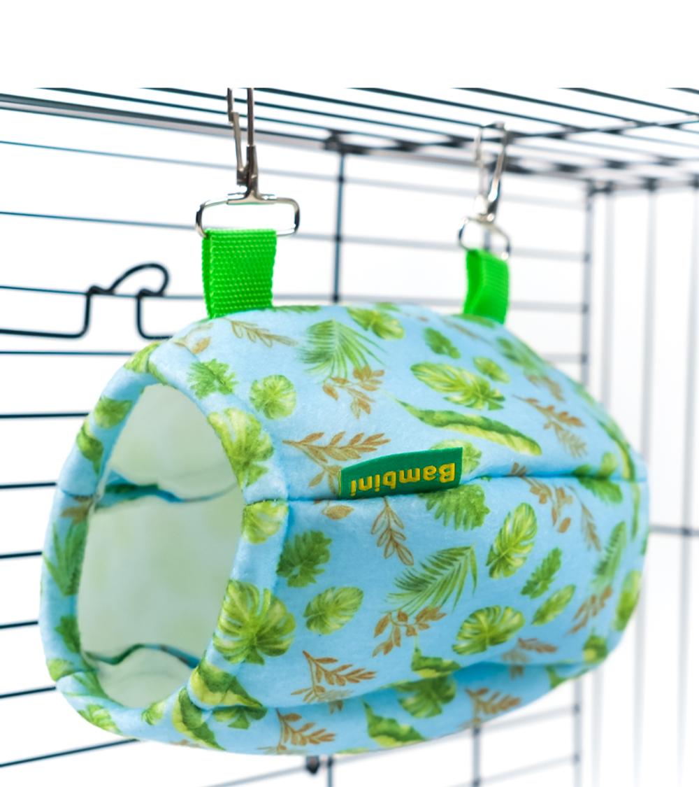 Bambini Pets Гамак подвесной из фетра "Мяч регби" для грызунов и хорьков 18*13*13см.