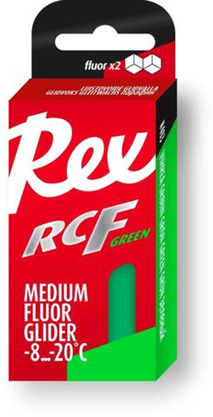 Парафин REX Racing Fluor Gliders, (-6-12 C), Green, 2*100g арт. 4032