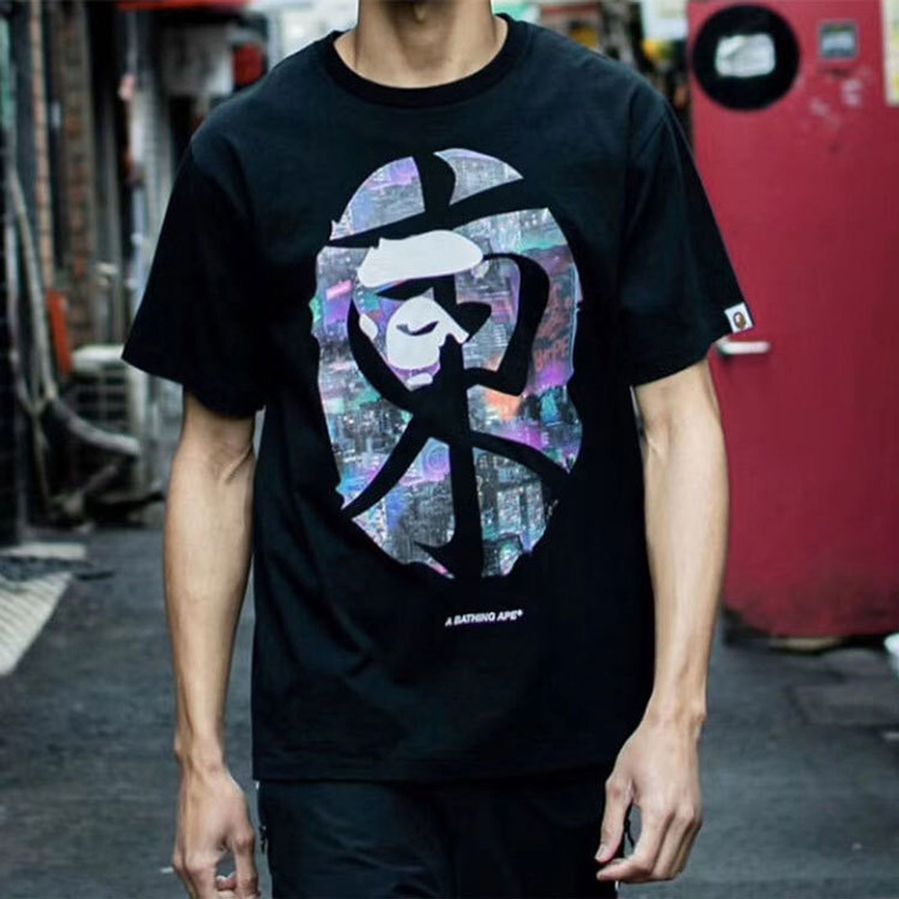 Футболка A BATHING APE Neon Tokyo Tee T, 1G30-110-074