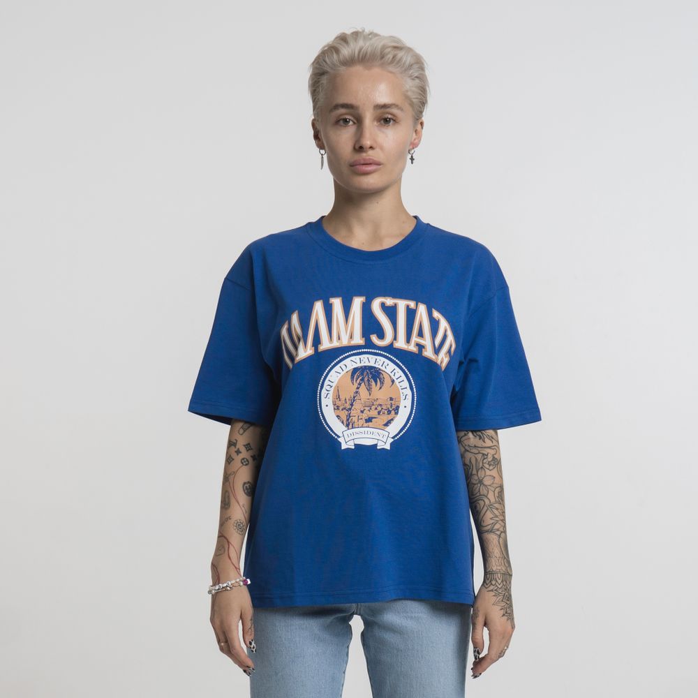 Купить Футболка Dissident Palm State Синяя Футболка Dissident Palm State Синяя