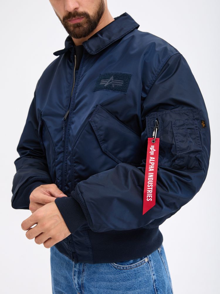 Куртка Alpha Industries CWU 45/P Replica blue (синяя)