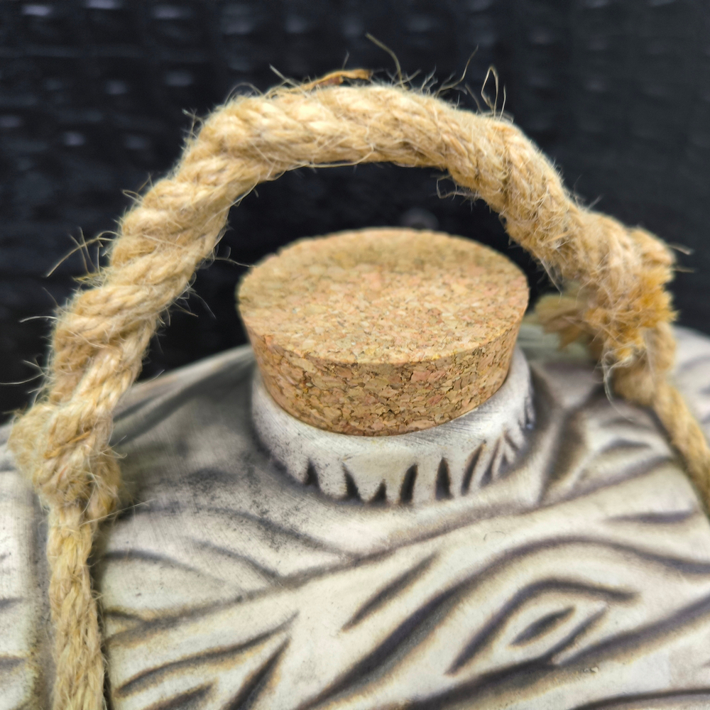 Керамическая бочка для вина на подставке, 2,5 л.