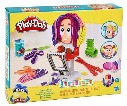 Игровой набор для лепки Play-Doh Cistolina Crazy Hair Stylist - Сумасшедшие прически - Плэй До F1260