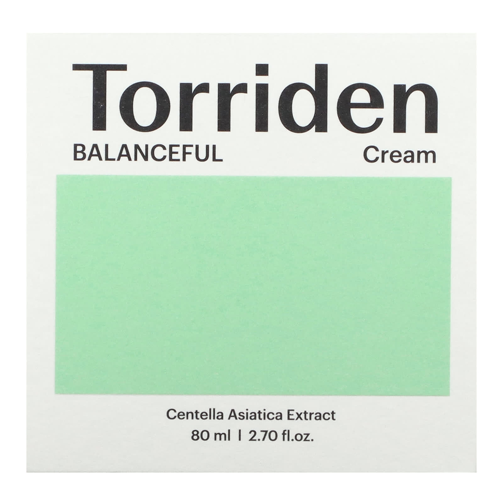 Torriden, Balanceful, крем с экстрактом центеллы азиатской, 80 мл (2,70 жидк. унц.)