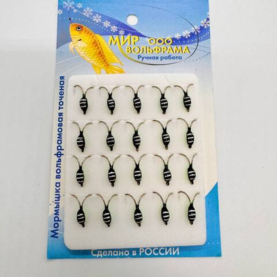 Коза Ф 3 мм Черно/зеленый 20 штук