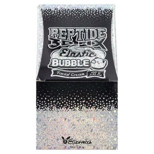 Elizavecca, Пептидный корректирующий эластичный пузырьковый 3D-крем для лица, 3,53 унции (100 г)