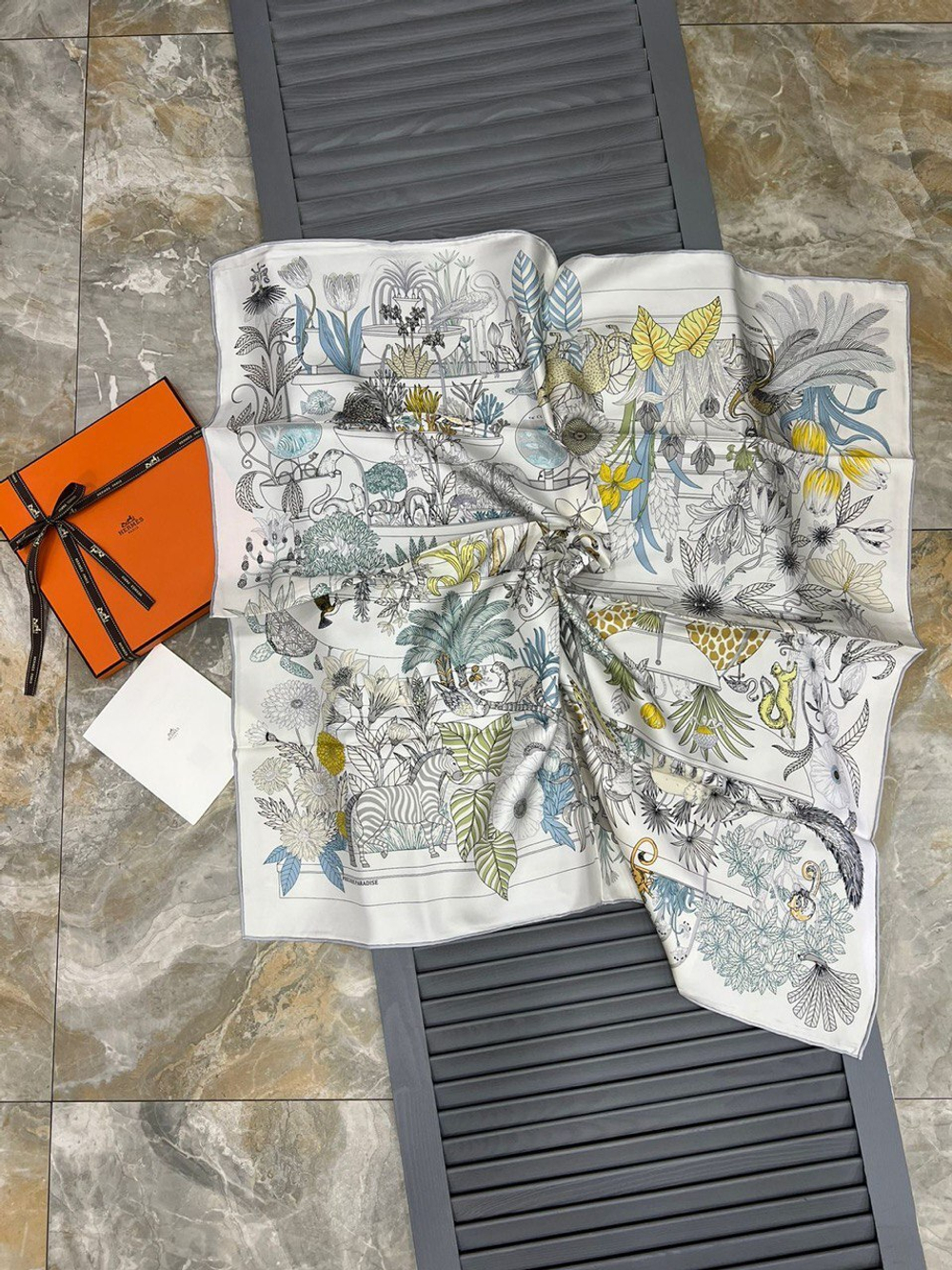 Платок Hermes 90х90 см, арт. 483151348
