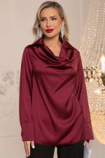 Блуза Шелковая сказка (рубин) Б14382-34М LT Collection