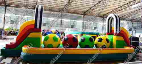 Коммерческий надувной батут "Футбольная площадка" 12*5*4 м