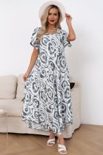 Платье Магия лета (полынь/белый) Р11-867/36 Nikol
