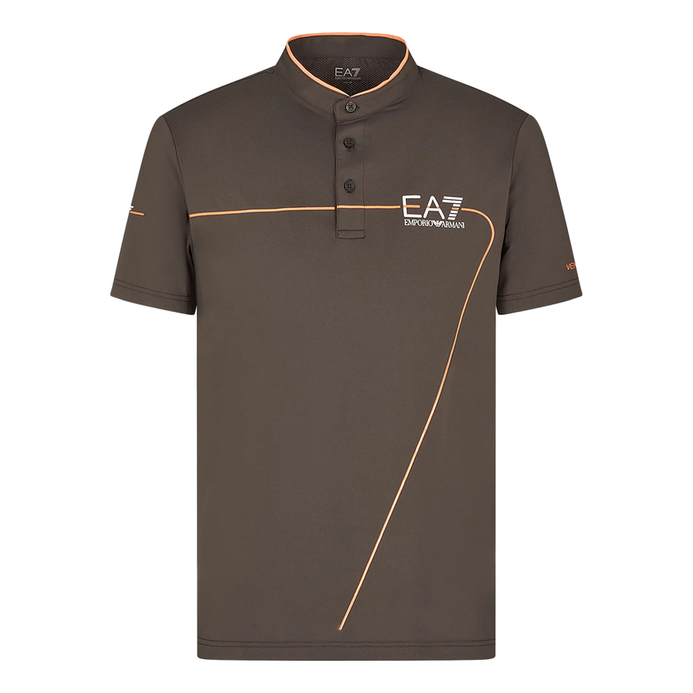 Мужская кофта теннисная EA7 Sweatshirt Men - Anthracite, Orange