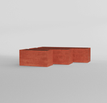 Кашпо, коллекция Color, форма BALCONY