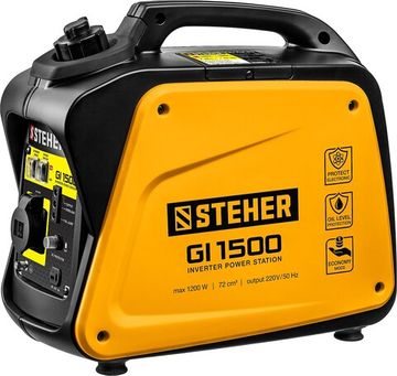 Инверторный генератор "STEHER" GI-1500