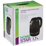 Чайник электрический 1,7л Homestar HS-1007 двойной корпус, черный