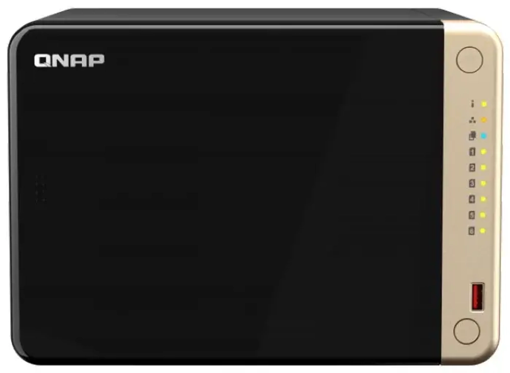 Сетевой RAID-накопитель QNAP  TS-664-8G