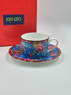 Чайная пара Kenzo синяя