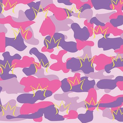 Розовый камуфляж для принцесс