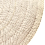 Салфетка на стол 38см «Узор» плетеная, цвет золото