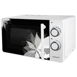 Микроволновая печь SCARLETT SC-MW9020S06M, объем 20 л, 700 Вт, механическое управление, таймер, гриль, белая, SC - MW9020S06M