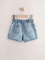 Шорты джинсовые с вышивкой для девочки Next E29-100, Синий