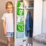 Кармашки для детского сада на резинке. Робот