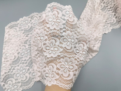 Эластичное кружево, 19,5см, светло-розовое, (Артикул: EK-1019P), м