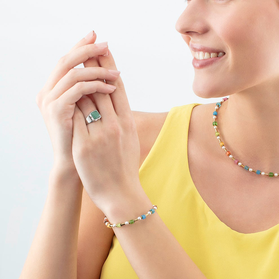 Кольцо Coeur de Lion Green-Silver 1200/40-0517 52