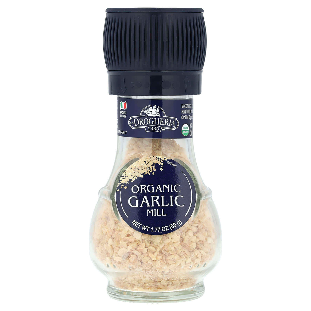 Drogheria & Alimentari, органический чеснок с мельницей, 50 г (1,77 унции)