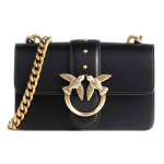 Сумка Pinko Simply Series Simple Rivet Chain Classic Grain Leather Bird Bag Swallow Bag Messenger Bag Shoulder Bag Mini Black Gold, 1P22JJ-Y7SP-Z99Q
