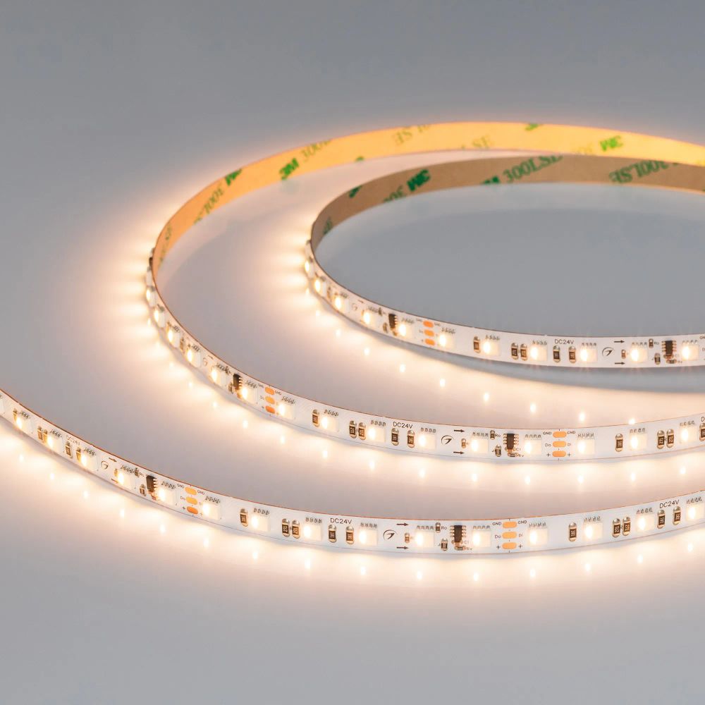 Светодиодная лента SPI-H84-8mm 24V RGBW-Warm-PX6 (22 W/m, IP20, 4040, 5m) (Arlight, -) 049478