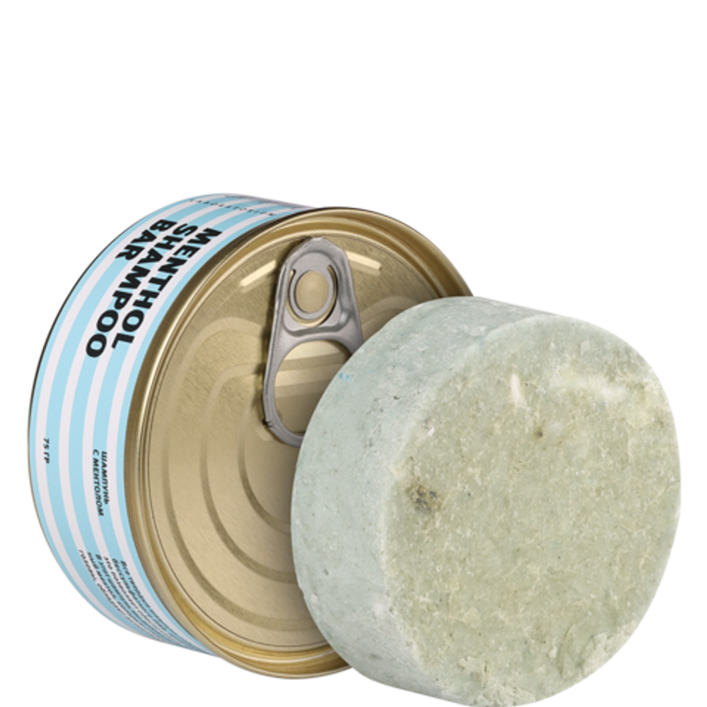 Твердый ментоловый шампунь Menthol Shampoo bar, 75 г, Laboratorium