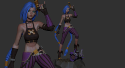 Фигуркаел Джинкс Лига легенд Jinx League of Legends